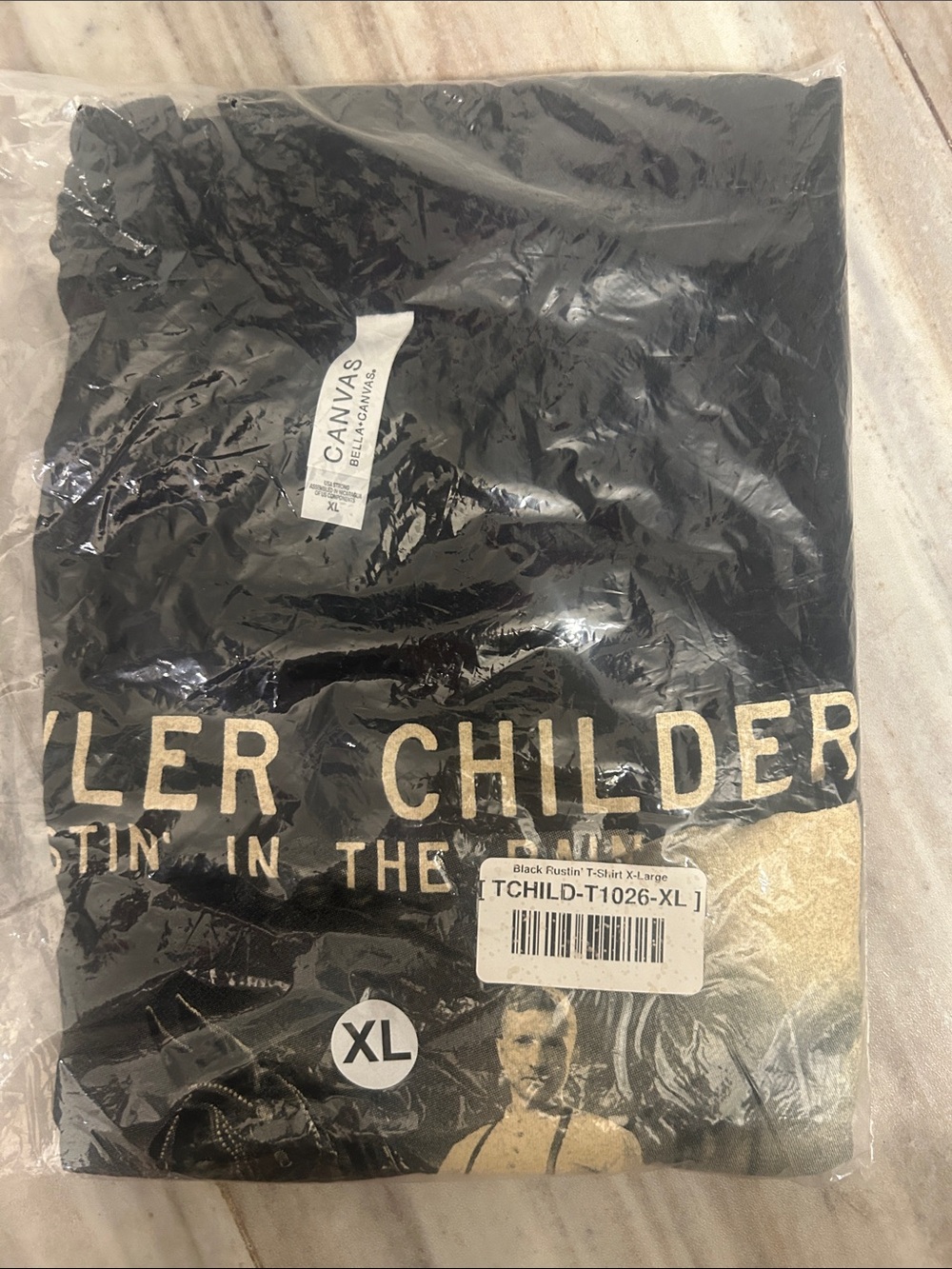 Bella Canvas Black Tyler Childer Rustin’ in the rain T-Shirt